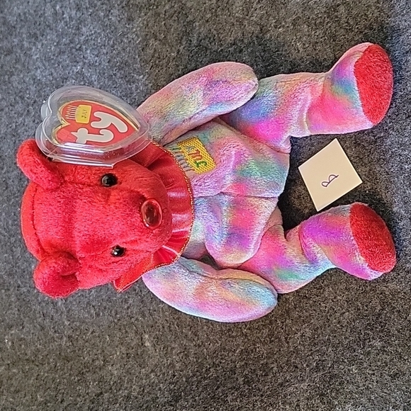 Ty Other - July Birthday Teddy Bear Red Kids Adults plush toy Celebration